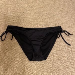 Black adjustable bikini bottoms
